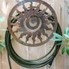 Rustic Sun Wall-Mount Garden Hose Hanger -Gardenhaus Shop 8611025 9611 tif