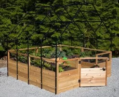 Garden In A Box With Greenhouse, 8' X 8' -Gardenhaus Shop 8611033 03V jpg