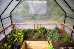 Garden In A Box With Greenhouse, 8' X 8' -Gardenhaus Shop 8611033 04V jpg