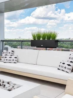 Veradek Metallic Series Railing Planters -Gardenhaus Shop 8611610 06v