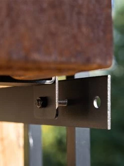 Veradek Metallic Series Corten Steel Railing Planters -Gardenhaus Shop 8611611 02v