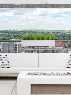 Veradek Metallic Series Railing Planters -Gardenhaus Shop 8611612 27v