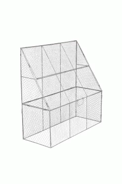 Chicken Wire Flat Back Crop Coop -Gardenhaus Shop 8611701 FlatBackCropCoop gif