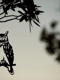 Metalbird Great Horned Owl -Gardenhaus Shop 8612018 02V tif