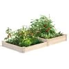 2-Tier Pine Raised Garden Bed, 4'x8' -Gardenhaus Shop 8612253 02v 2 tier pine raised garden bed 4x8 feet