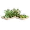 2-Tier Pine Raised Garden Bed, 4'x12' -Gardenhaus Shop 8612257 02v 2 tier pine raised garden bed 4x12 feet