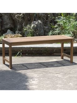 Fontana 4' Outdoor Dining Bench -Gardenhaus Shop 8612285 01v