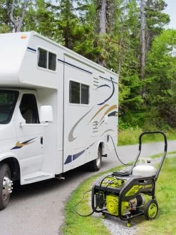 Sun Joe® 4,100/3,300-Running Watt Propane Powered Portable Generator W/24VBattery Starter -Gardenhaus Shop 8612525 07v