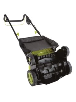 Sun Joe® 48V ION+ Cordless 15-Inch 5-Position Walk-Behind Lawn Dethatcher -Gardenhaus Shop 8612541 06v