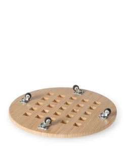 Bamboo Plant Caddy Round, 15.75" -Gardenhaus Shop 8612716 206 tif