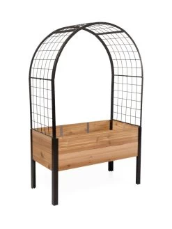 2’ X 4’ Arch Trellis For Planter Boxes -Gardenhaus Shop 8612976 0006