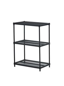 MeshWorks © 3 Tier Plant Shelving -Gardenhaus Shop 8613016 04v meshworks 3 tier plant shelf black