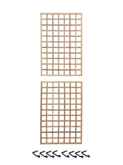 Bamboo Wall Trellis, 45" X 30", Set Of Two -Gardenhaus Shop 8613149 0041