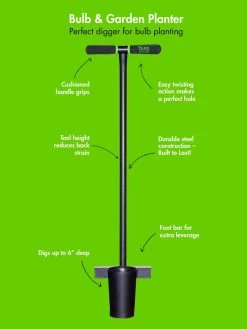 Yard Butler® Long Handled Bulb Planter -Gardenhaus Shop 8613157 03v