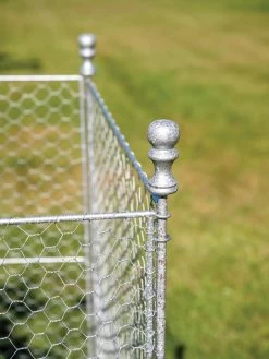 Tall Chicken Wire Critter Fence Extension Panel, Set Of 2 23 Tall Chicken Wire Critter Fence Extension Panel, Set Of 2 -Gardenhaus Shop 8613260 0082