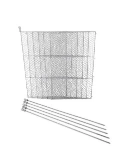 Tall Chicken Wire Critter Fence Extension Panel, Set Of 2 27 Tall Chicken Wire Critter Fence Extension Panel, Set Of 2 -Gardenhaus Shop 8613260 6107