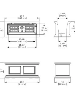 Fairfield Self-Watering Window Box, 2’ -Gardenhaus Shop 8613268 06V tif