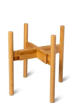 Adjustable Bamboo Plant Stand, Set Of 2 -Gardenhaus Shop 8613292 7071