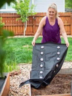 SeedSheets Organic Vegetable Garden, Serenity Flowers, 4' X 8' -Gardenhaus Shop 8613295 10V 2