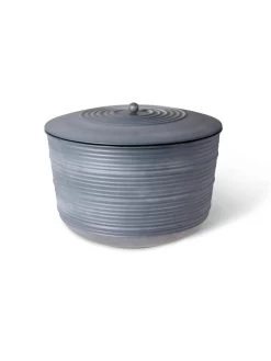 Ribbed Hose Pot With Lid -Gardenhaus Shop 8613332 5801