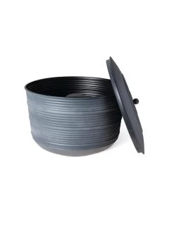 Ribbed Hose Pot With Lid -Gardenhaus Shop 8613332 5803