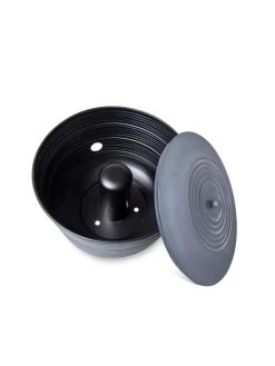 Ribbed Hose Pot With Lid -Gardenhaus Shop 8613332 5808