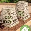 Bamboo Cloche, Set Of 2 -Gardenhaus Shop 8613351 12