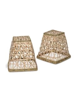 Bamboo Cloche, Set Of 2 -Gardenhaus Shop 8613351 4693