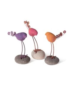 Birds On Stones Set -Gardenhaus Shop 8613371 3166