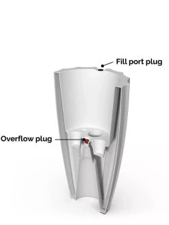 Sedona Tall Planter, 28" Height 11 Sedona Tall Planter, 28" Height -Gardenhaus Shop 8613525 08V