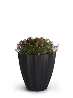 Sedona Round Planter, 18" Diameter -Gardenhaus Shop 8613526 02V