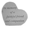 In Memory Of A Faithful Friend Memorial Stone -Gardenhaus Shop 8614136 02V 3 4 in memory of a faithful friend memorial stone