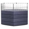 Modular Hexagon Raised Bed Kit With Translucent Panels, 21.5" -Gardenhaus Shop 8614245 01V 3 4 modular hexagon raised bed kit with translucent panels 21 inches 1