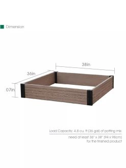 Essential Raised Garden Bed 7 Essential Raised Garden Bed -Gardenhaus Shop 8614253 03V 3 4