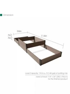 Terraced Triple Garden Bed -Gardenhaus Shop 8614257 01V 3 4