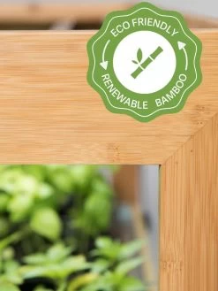 Bamboo LED Grow Light Garden For Succulents And Seeds -Gardenhaus Shop bamboo grow light icon 3 4 2